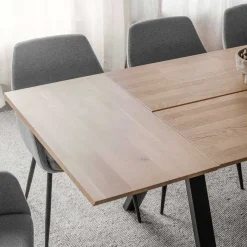 Best Wohnen Tisch in Eiche und Schwarz - Fadrina
