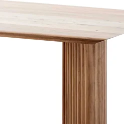 New Wohnen Tisch mit Wangengestell aus Akazie - Restaurazia