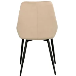 Best Wohnen Tischgruppe in Schwarz & Beige - Orgevia (siebenteilig)
