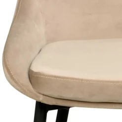 Best Wohnen Tischgruppe in Schwarz & Beige - Orgevia (siebenteilig)
