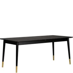 Best Wohnen Tischgruppe in Schwarz & Beige - Orgevia (siebenteilig)