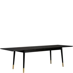 Best Wohnen Tischgruppe in Schwarz & Beige - Orgevia (siebenteilig)