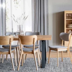 Discount Wohnen Tischgruppe mit sechs Sitzplätzen - Jonata (siebenteilig)