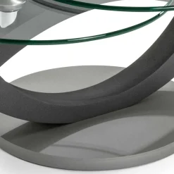 Best Wohnen Topp Couchtisch mit 2 runden Glasplatten - Annely