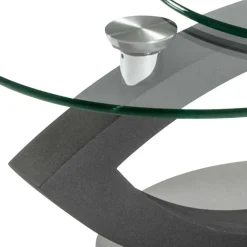 Best Wohnen Topp Couchtisch mit 2 runden Glasplatten - Annely