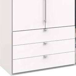 Outlet Wohnen Topp Kleiderschrank mit Spiegel Falttür - Donpiave