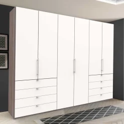Hot Wohnen Topp Kombi-Schlafzimmerschrank mit acht Schubladen - Tivierto