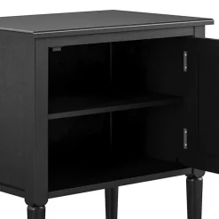 Hot Wohnen Türen-Kommode in Schwarz - Pretty