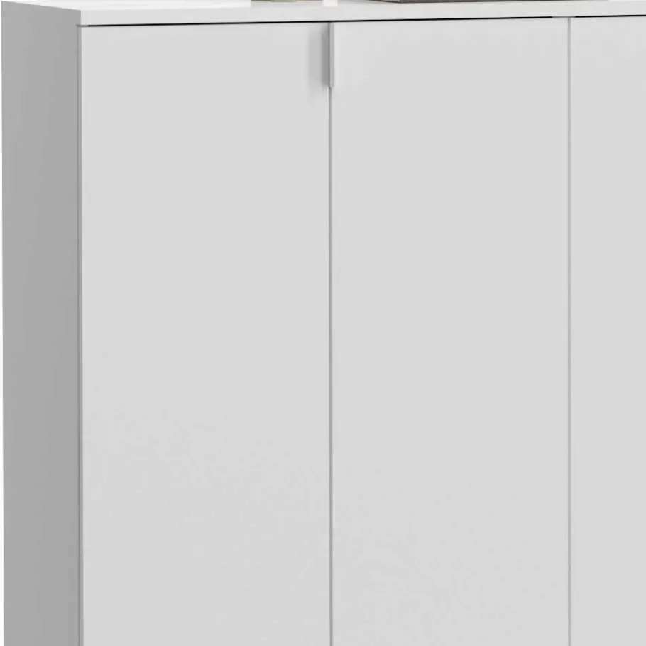 Best Wohnen 6-türige Schuhkommode in Weiß - Ejulia (dreiteilig)