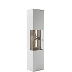 Best Wohnen 1-türige Wohnzimmervitrine 45x199x37 cm - Apulco