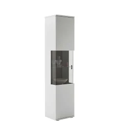 Best Wohnen 1-türige Wohnzimmervitrine 45x199x37 cm - Apulco