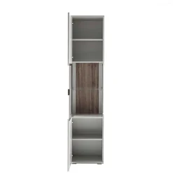 Best Wohnen 1-türige Wohnzimmervitrine 45x199x37 cm - Apulco