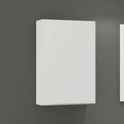 Discount Wohnen 1-türiger Badezimmeroberschrank in Weiß - Livendas