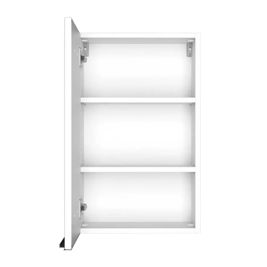 Discount Wohnen 1-türiger Badezimmeroberschrank in Weiß - Livendas