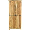 Sale Wohnen 2-türiger Design Dielenschrank aus Mangobaum - Suennas