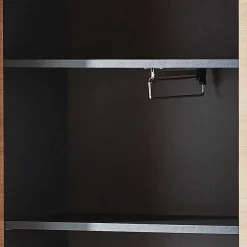 Hot Wohnen 2-türiger Dielenschrank mit Spiegel & Wildeiche Dekor - Kuetra