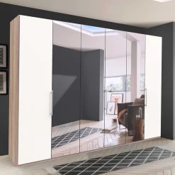 Sale Wohnen 3-türiger Falttüren-Kleiderschrank 300 cm - Vaclyn