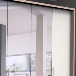 Sale Wohnen 3-türiger Falttüren-Kleiderschrank 300 cm - Vaclyn