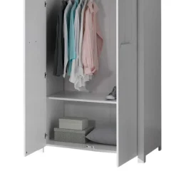 Discount Wohnen 2-türiger Kinderschrank im Modern Country Style - Ellen