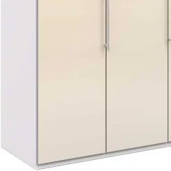 Best Wohnen 2-türiger Kleiderschrank in Creme Glasfront - Zidarie