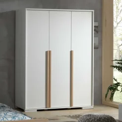 Hot Wohnen 3-türiger Kleiderschrank in Weiß - Eldrus