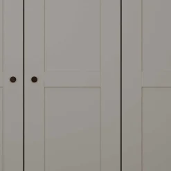 Wohnen 6-türiger Kleiderschrank in Hellgrau - Ridonna