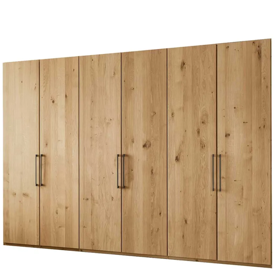 New Wohnen 6-türiger Kleiderschrank in zwei Höhen - Siestago