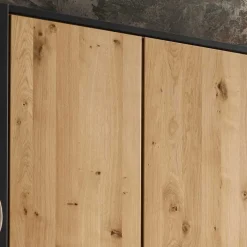 New Wohnen 6-türiger Kleiderschrank in zwei Höhen - Siestago
