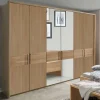 Discount Wohnen 6-türiger Kleiderschrank mit 2 Spiegeln - Emdsiva III