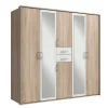 Discount Wohnen 6-türiger Kleiderschrank mit zwei Schubladen - Coint