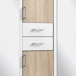 Discount Wohnen 6-türiger Kleiderschrank mit zwei Schubladen - Coint