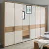 Outlet Wohnen 6-türiger Kleiderschrank mit 3 Meter Länge - Emdsiva