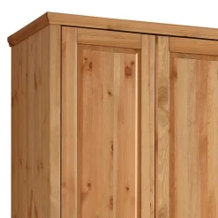 Sale Wohnen 6-türiger Massiver Kleiderschrank mit 3 Schubladen - Inhusa