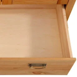 Sale Wohnen 6-türiger Massiver Kleiderschrank mit 3 Schubladen - Inhusa