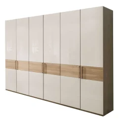 Sale Wohnen 6-türiger Schlafraum Kleiderschrank in Glas Beige - Emdsiva I