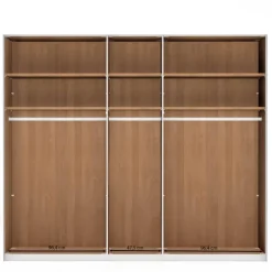 Sale Wohnen 5-türiger Schlafzimmer-Kleiderschrank teilmassiv - Murray
