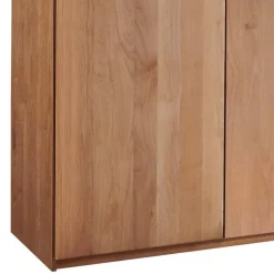 Sale Wohnen 5-türiger Schlafzimmer-Kleiderschrank teilmassiv - Murray