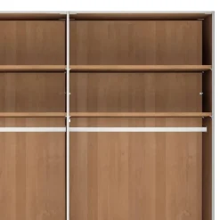 Best Wohnen 8-türiger Schlafzimmerschrank mit Glasfront - Hung