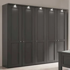 Clearance Wohnen 5-türiger Schlafzimmerschrank - modernes Landhaus - Mataram