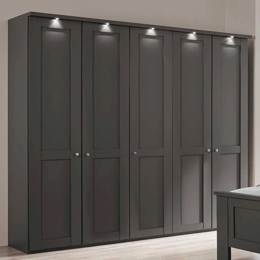 Clearance Wohnen 5-türiger Schlafzimmerschrank - modernes Landhaus - Mataram