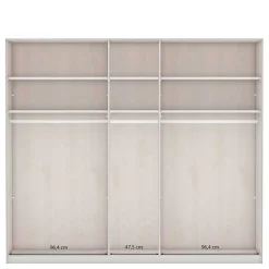 Clearance Wohnen 5-türiger Schlafzimmerschrank - modernes Landhaus - Mataram