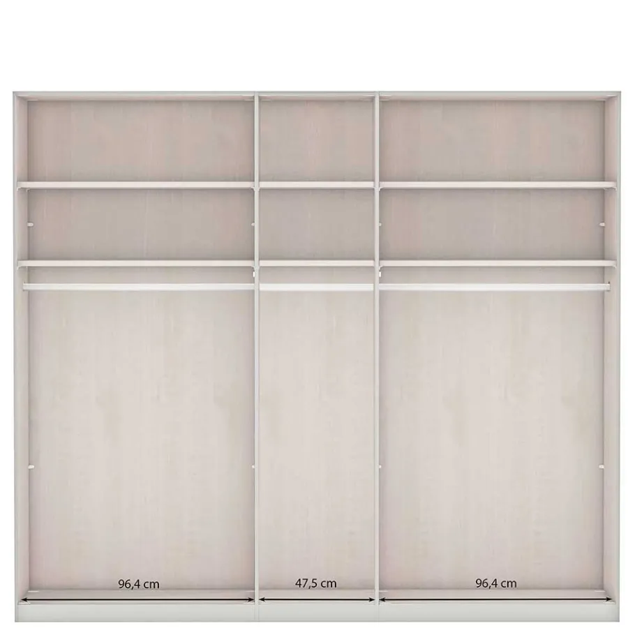 Clearance Wohnen 5-türiger Schlafzimmerschrank - modernes Landhaus - Mataram