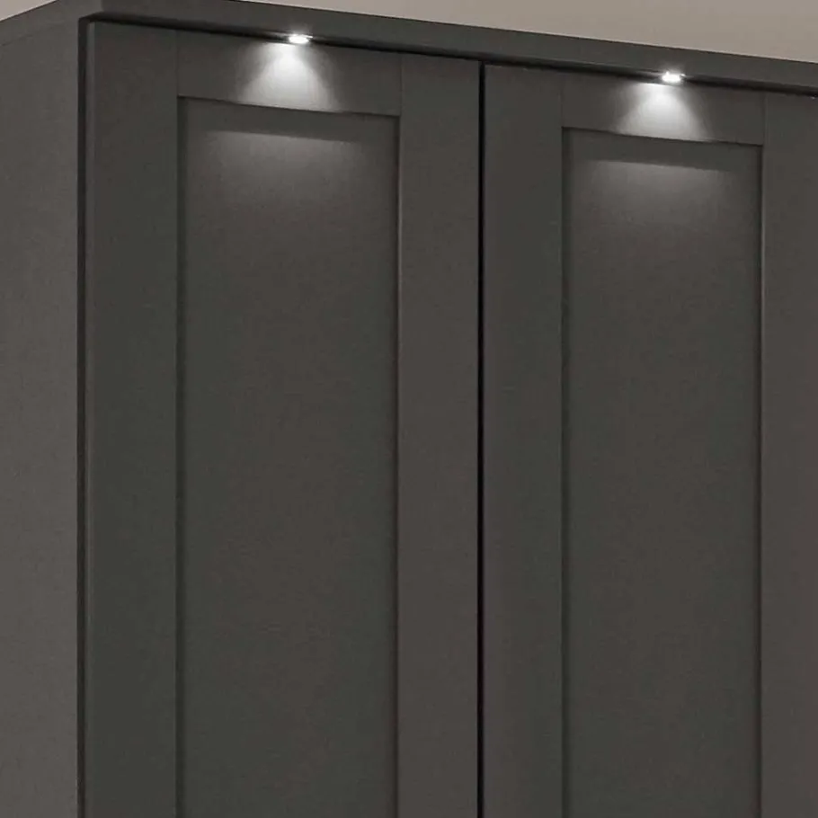 Clearance Wohnen 5-türiger Schlafzimmerschrank - modernes Landhaus - Mataram