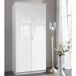 Online Wohnen 2-türiger Schlafzimmerschrank in Weiß - Venture I