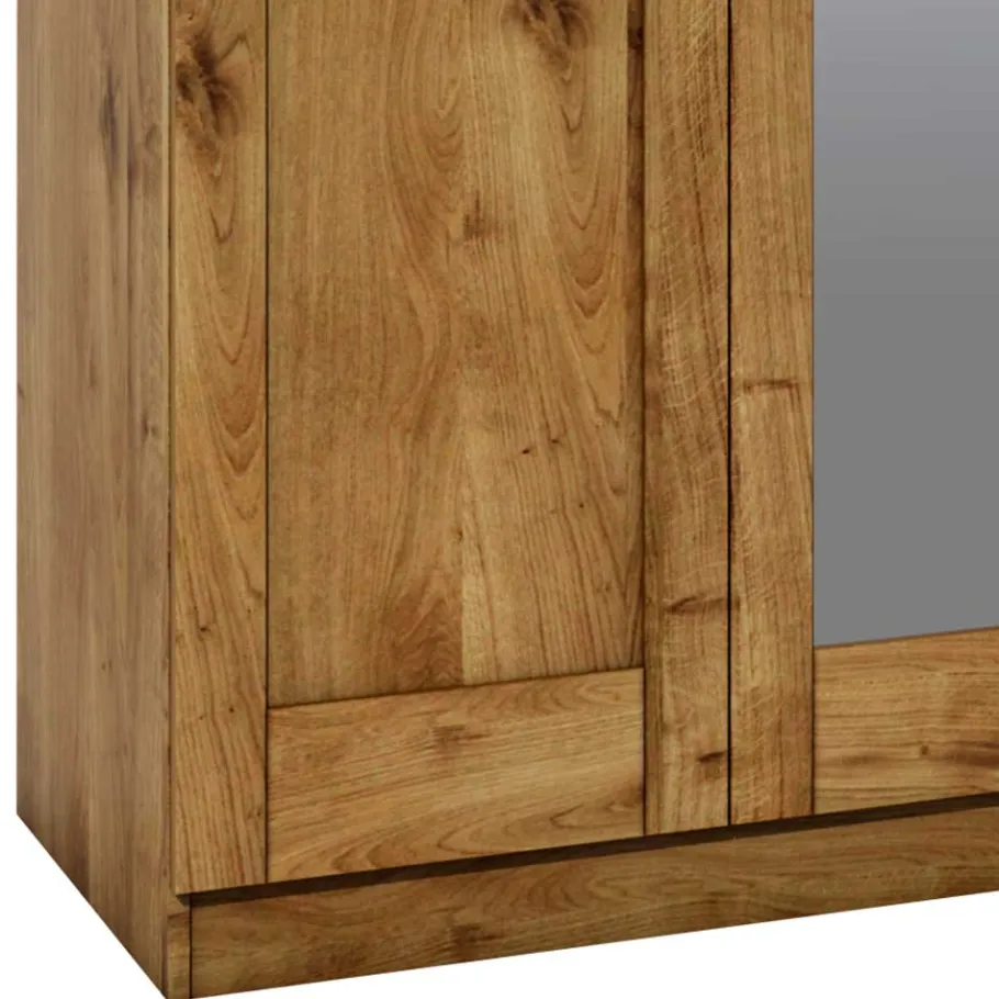 New Wohnen 3-türiger Schlafzimmer-Schrank mit Spiegel - Rirua