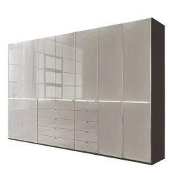 Clearance Wohnen 7-türiger Schlafzimmer-Schrank zweifarbig - Korcula