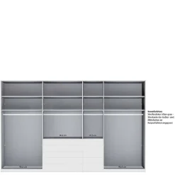 Clearance Wohnen 7-türiger Schlafzimmer-Schrank zweifarbig - Korcula