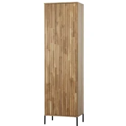 Best Wohnen 2-türiger Schrank in Eiche & Schwarz - Banyo