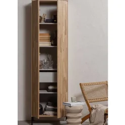 Best Wohnen 2-türiger Schrank in Eiche & Schwarz - Banyo