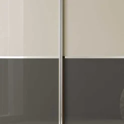 Hot Wohnen 4-türiger Schwebetüren-Schrank mit Glas Front - Scolari